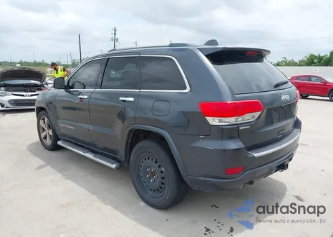 2014 Jeep Grand Cherokee Overland z USA, uszkodzony, nr VIN 1C4RJECTXEC213650